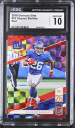 2019 Donruss Elite #23 Saquon Barkley /299 CGC 10