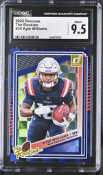 2025 Donruss #25 Kyle Williams The Rookies CGC 9.5