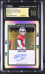 2025 Prizm #SSI-BCK Brady Cook Significant Signatures CGC 10