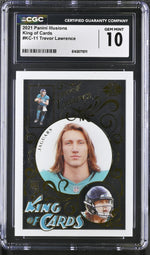 2021 Illusions #KC-11 Trevor Lawrence King of Cards CGC 10