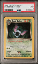 2000 Pokemon Team Rocket Holo Dark Golbat #7 PSA 9