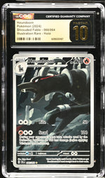 2024 Pokemon #066/064 Houndoom Shrouded Fable CGC 10