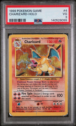 1999 Pokemon Game Holo Charizard #4 PSA 3