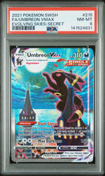 2021 Pokemon Sword and Shield Evolving Skies Secret Rare Umbreon Vmax #215 PSA 8