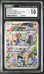 2023 Pokemon #177/165 Machoke Scarlet & Violet CGC 10