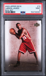 2003 Upper Deck LeBron James Box Set LeBron James #14 PSA 9