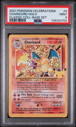2021 Pokemon Sword and Shield Celebrations Classic Collection Base Set Holo Charizard #4 PSA 9