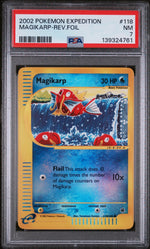 2002 Pokemon Expedition Reverse Holo Magikarp #118 PSA 7
