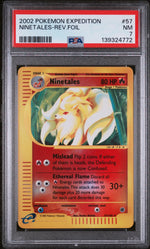 2002 Expedition English Reverse Holo Ninetales #57 PSA 7