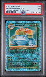 2002 Pokemon Legendary Collection Reverse Foil Venusaur #18 PSA 1