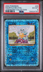 2002 Pokemon Legendary Collection Reverse Foil Squirtle #95 PSA 6