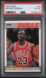1987 Fleer Michael Jordan #59 PSA 6
