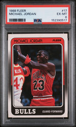 1988 Fleer Michael Jordan #17 PSA 6