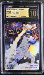 2025 Bowman Chrome #AD-6 Juan Soto Adios CGC 10