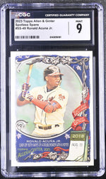 2023 Allen & Ginter #SS-49 Ronald Acuna Jr. Spotless Spans CGC 9
