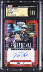 2025 Prizm #SS-TT Tommy Troy Sensational Signatures /99 CGC 10