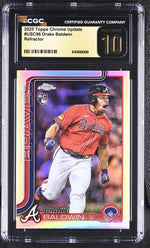 2025 Topps Chrome #USC96 Drake Baldwin Topps Chrome Update CGC 10