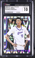 2025 Topps Chrome #255 Ace Bailey RayWave Refractor CGC 10