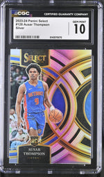 2023 Select #128 Ausar Thompson Silver CGC 10