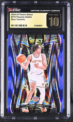 2024 Select #375 Pacome Dadiet Blue Tectonic /99 CGC 10