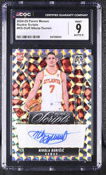 2024 Mosaic #RS-DUR Nikola Durisic Rookie Scripts CGC 9