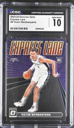 2023 Donruss Optic #8 Victor Wembanyama Express Lane CGC 10