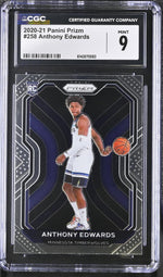 2020 Prizm #258 Anthony Edwards CGC 9