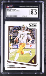 2018 Score #350 Josh Allen CGC 8.5