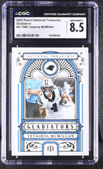 2025 National Treasures #G-TMN Tetairoa McMillan Gladiators /150 CGC 8.5