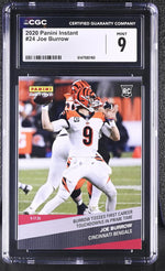 2020 Instant #24 Joe Burrow 1 CGC 9