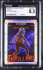 2025 Rookies & Stars #12 Zay Flowers Thrillers CGC 8.5