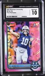 2021 Bowman #8 Bo Nix CGC 10
