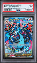 2025 Pokemon Black Star Promo Ultra Premium Collection Mega Charizard X Ex #023 PSA 9