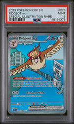 2023 Pokemon Scarlet and Violet Obsidian Flames Special Illustration Rare Pidgeot Ex #225 PSA 9