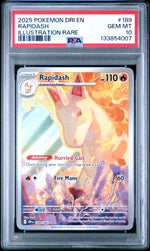 2025 Pokemon Scarlet and Violet Destined Rivals Illustration Rare Rapidash #189 PSA 10