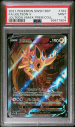 2021 Pokemon Sword and Shield Black Star Promo Vmax Premium Collection Jolteon V #183 PSA 9