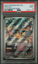 2023 Pokemon Scarlet and Violet 151 Illustration Rare Pikachu #173 PSA 9