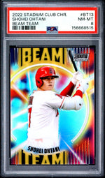 2022 Stadium Club Chrome Beam Team Shohei Ohtani #BT13 PSA 8