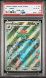 2023 Pokemon Scarlet and Violet 151 Illustration Rare Ivysaur #167 PSA 10