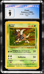 1999 Pokemon #9/64 Pinsir Jungle - Unlimited CGC 9