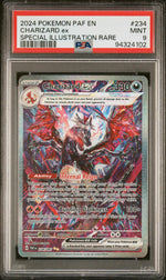 2024 Pokemon Scarlet and Violet Paldean Fates Special Illustration Rare Charizard Ex #234 PSA 9