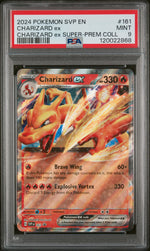 2024 Pokemon Scarlet and Violet Black Star Promo Super Premium Collection Charizard Ex #161 PSA 9