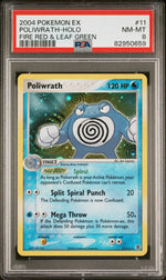 2004 Pokemon Ex Fire Red Leaf Green Holo Poliwrath #11 PSA 8