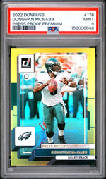 2022 Donruss Donruss Press Proof Premium Donovan Mcnabb #176 PSA 9