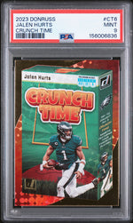 2023 Panini Donruss Crunch Time Jalen Hurts #CT6 PSA 9