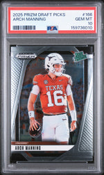 2025 Panini Prizm Draft Picks Arch Manning #166 PSA 10