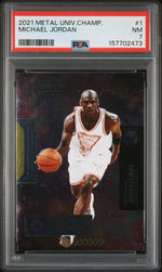 2021 Metal Universe Champions Michael Jordan #1 PSA 7