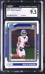 2024 Donruss Optic #271 Malik Nabers Rated Rookie CGC 9.5