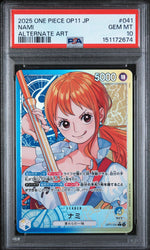 2025 One Piece Nami #041 Alternate Art PSA 10