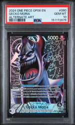 2024 One Piece Gecko Moria #080 Alternate Art PSA 10